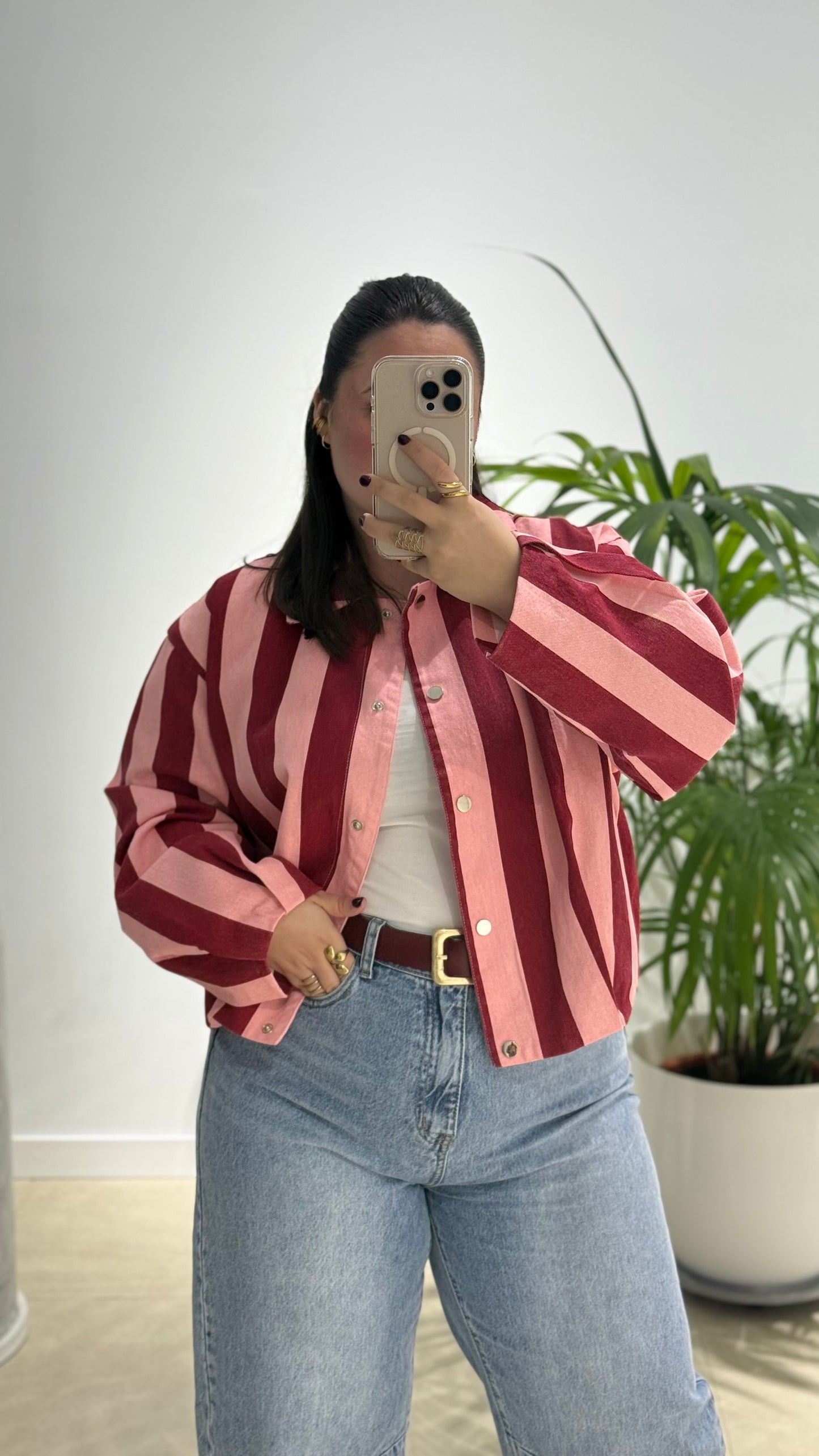 Chaqueta raya r&r