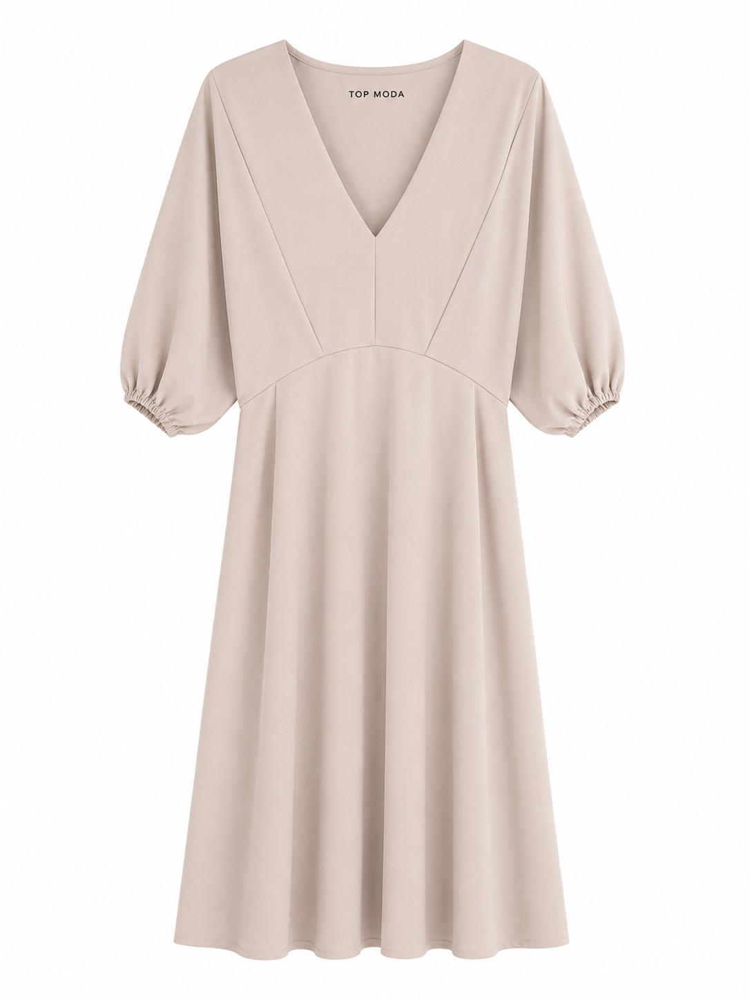 Vestido beige