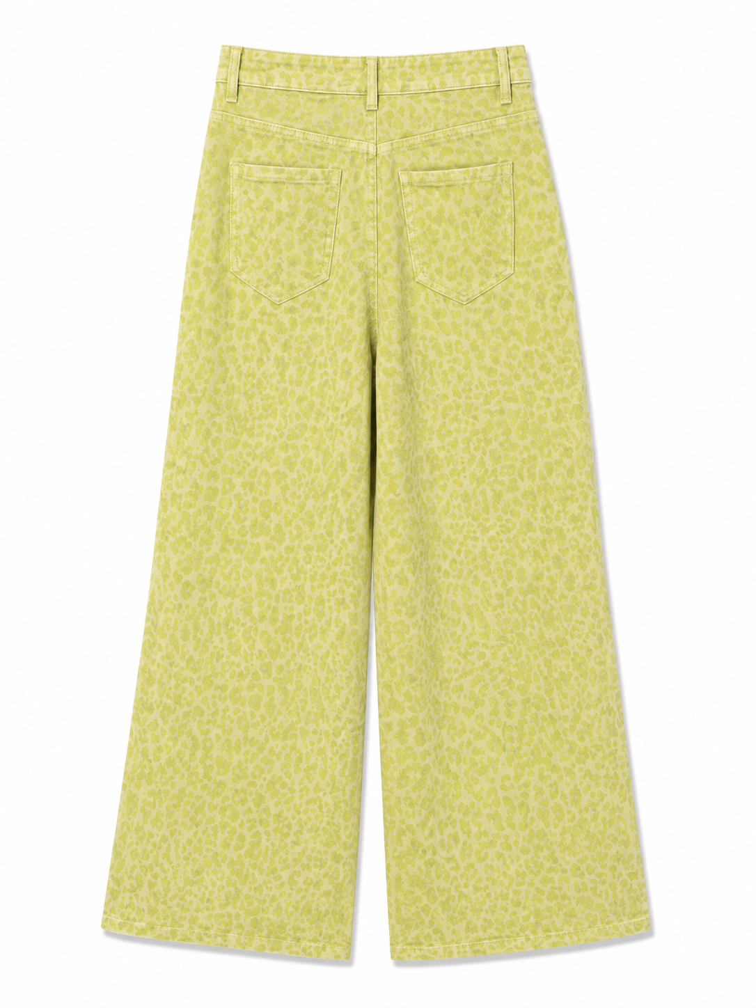 Pantalón de leopardo amarillo