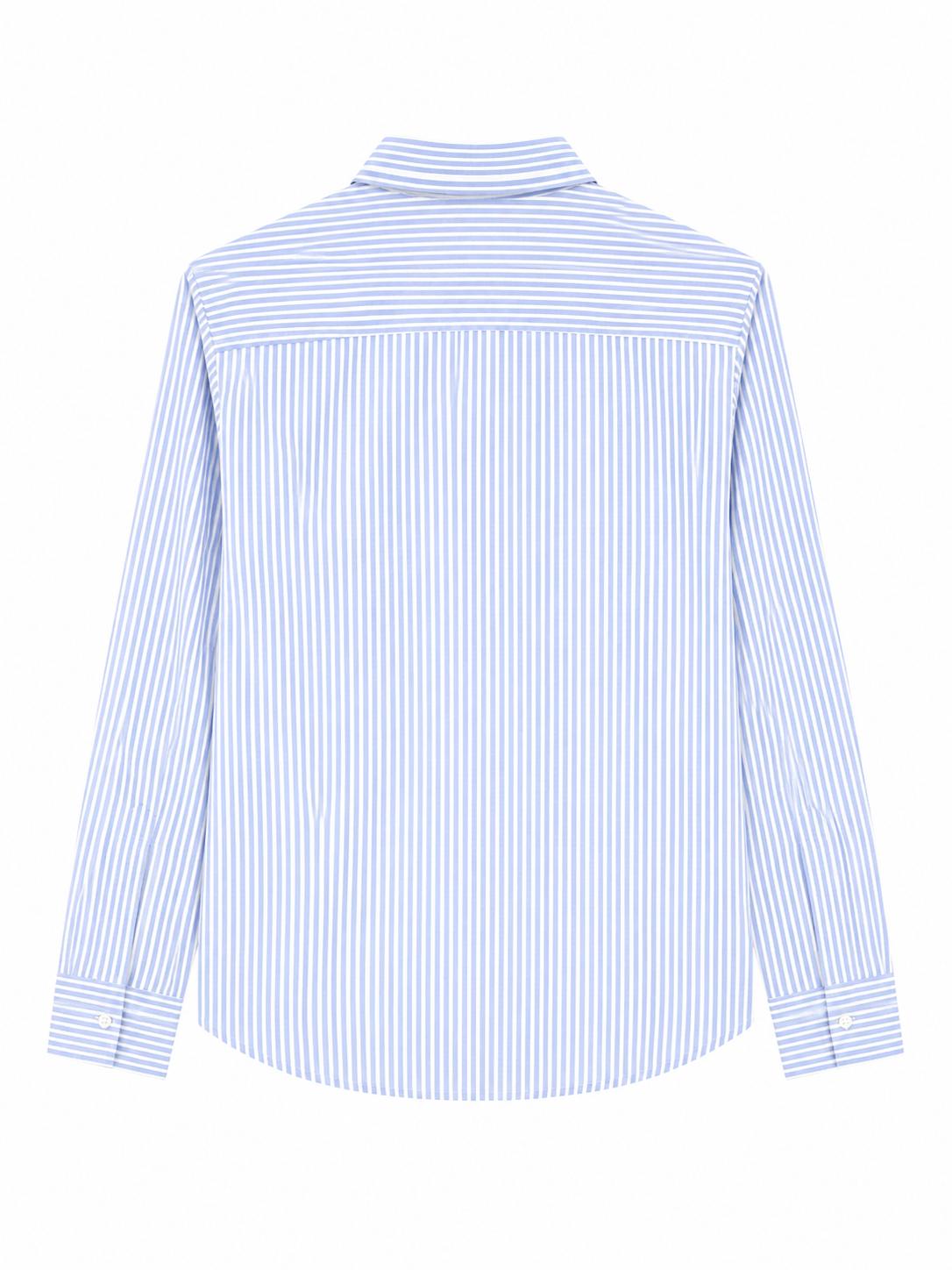 Camisa de rayas celeste