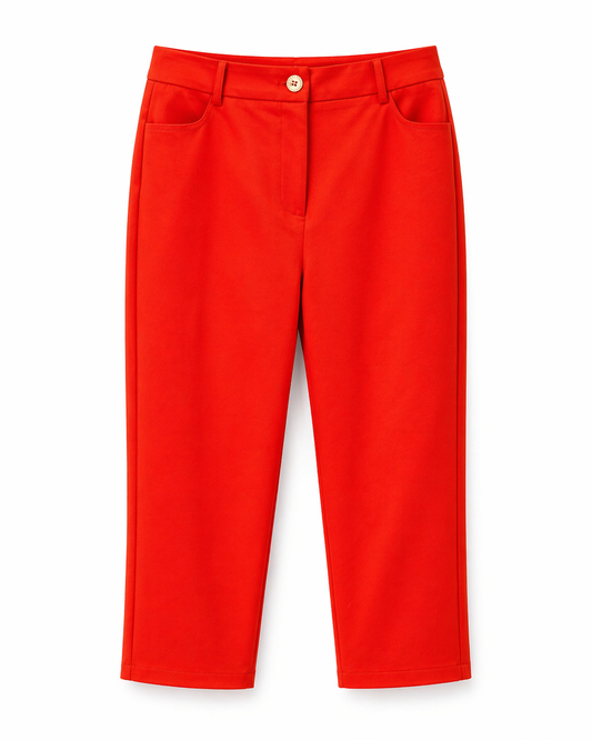 Pantalón naranja pinza
