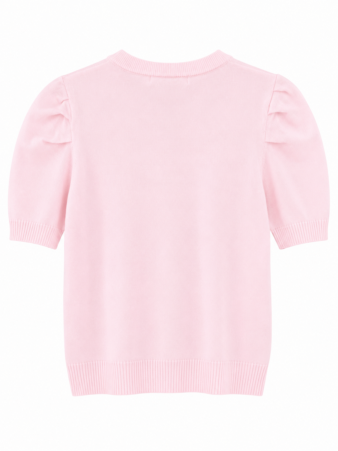 Camiseta rosa de hilo