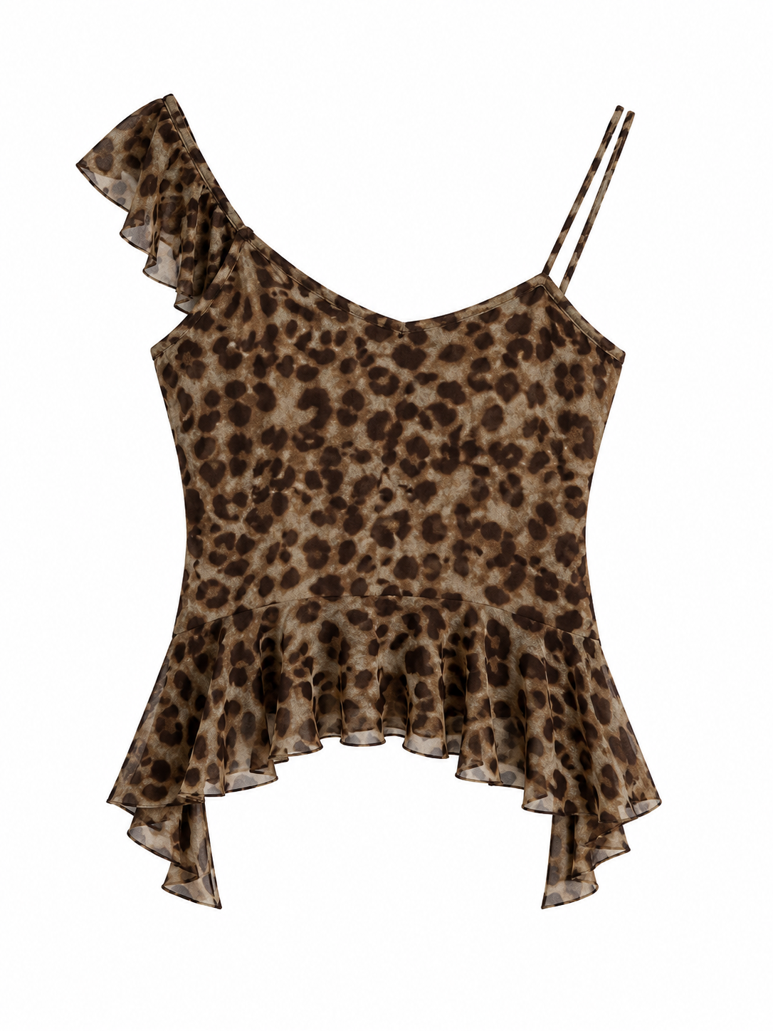Conjunto leopardo marrón