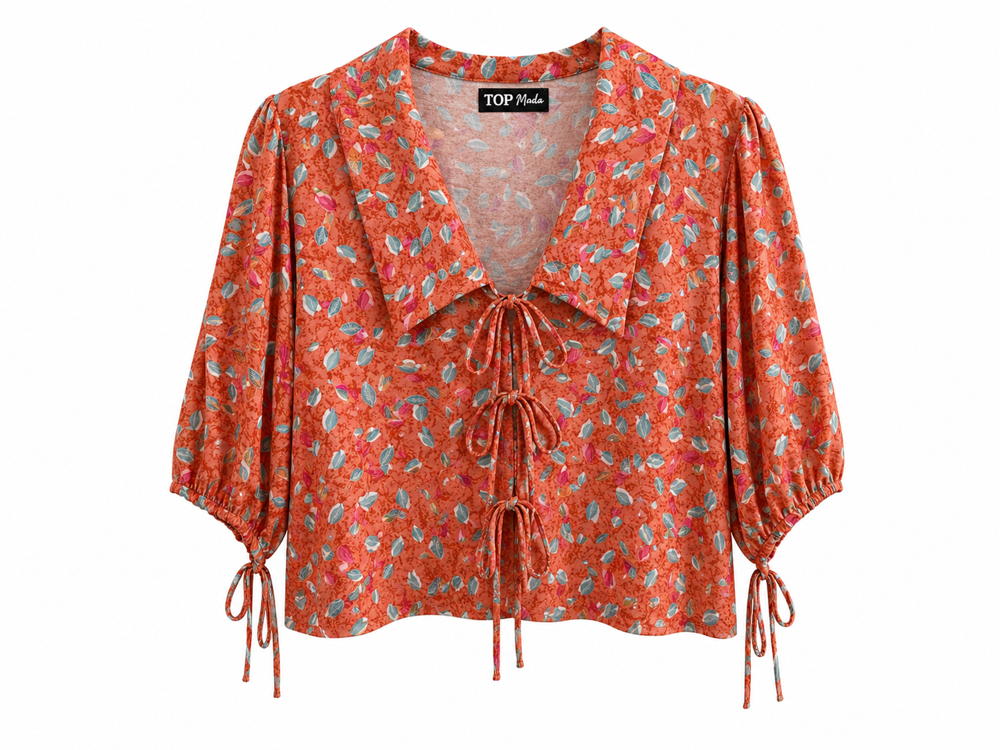 Camisa estampado lazada