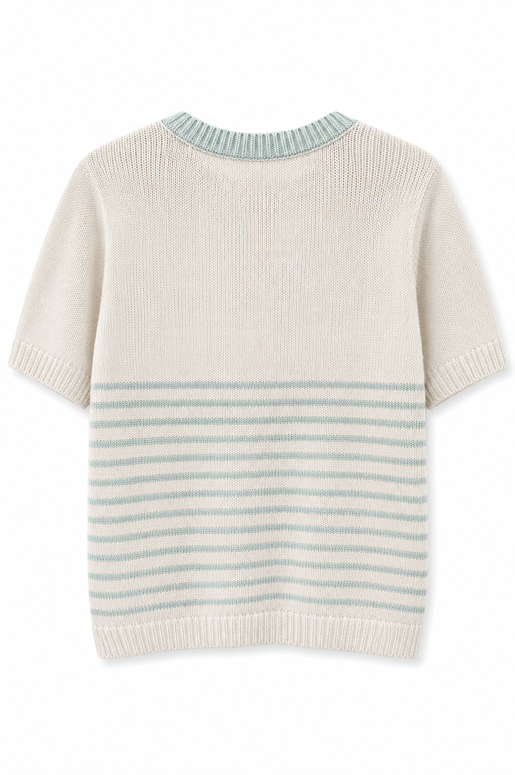 Chaleco de hilo beige