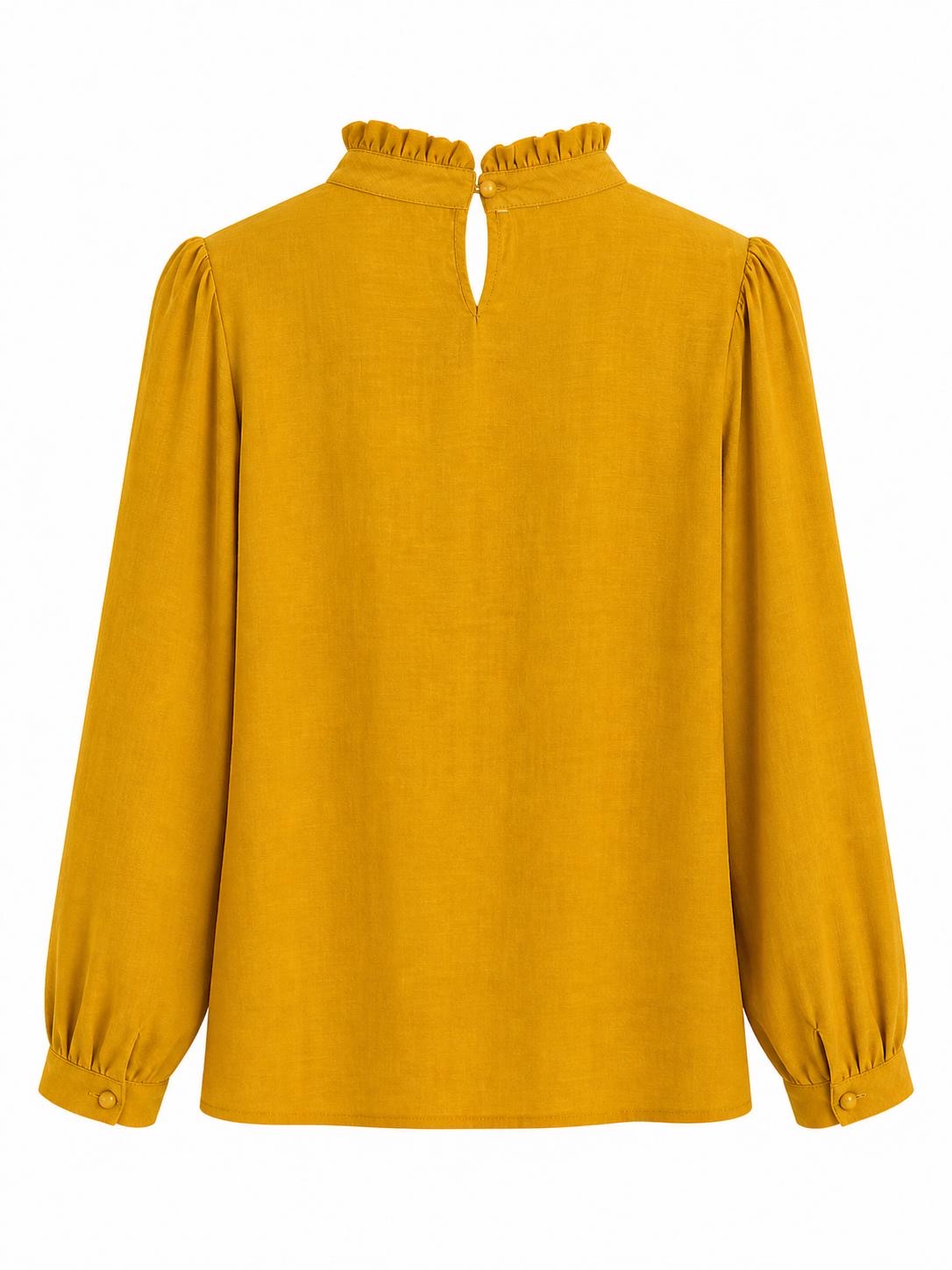 Camisa mostaza cuello