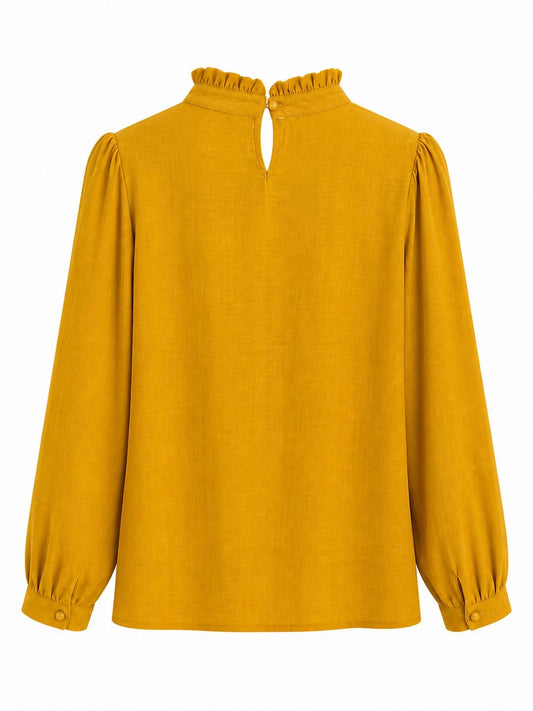 Camisa mostaza cuello