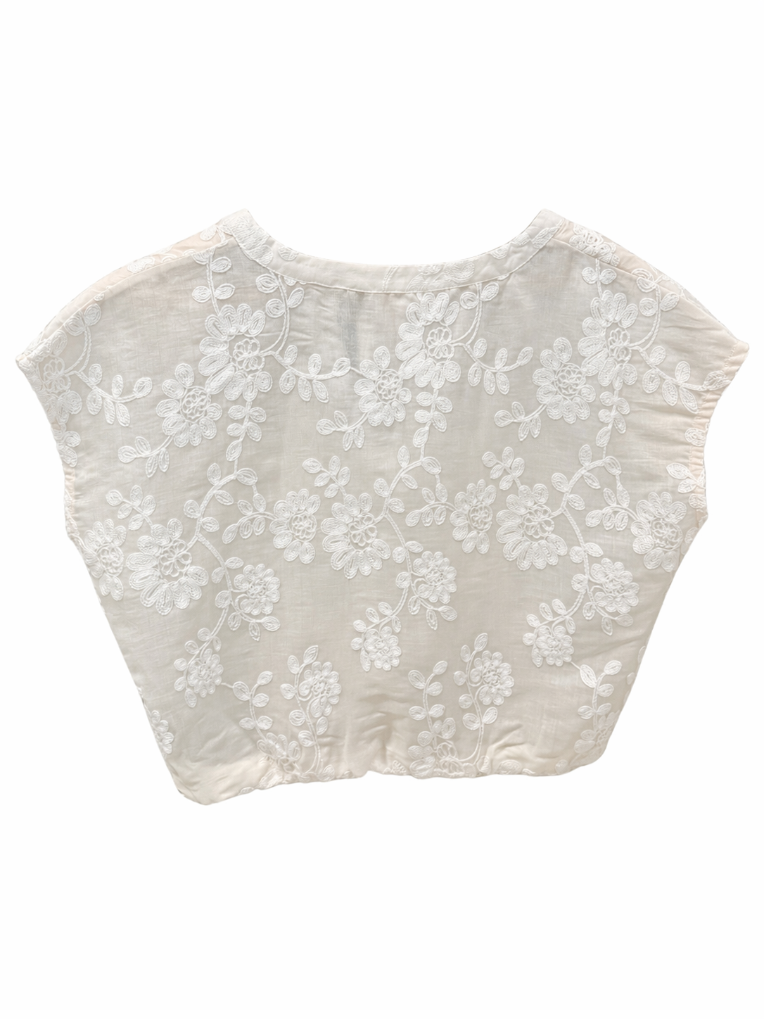 Conjunto encaje beige