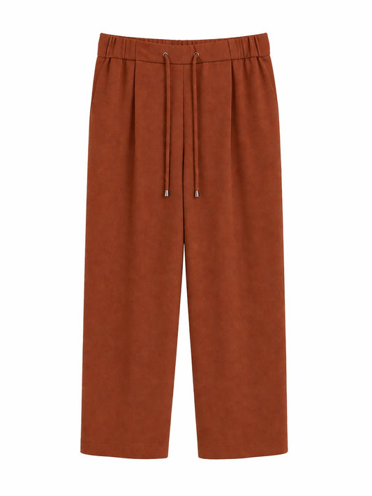 Pantalón pinza teja