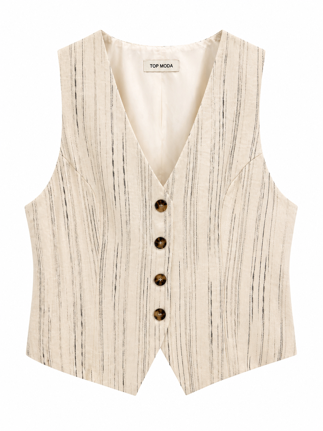 Conjunto de lino con rayas