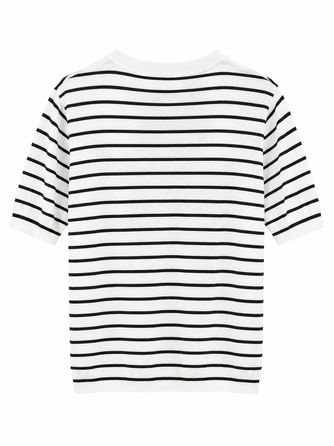 Camisa rayas cereza blanca