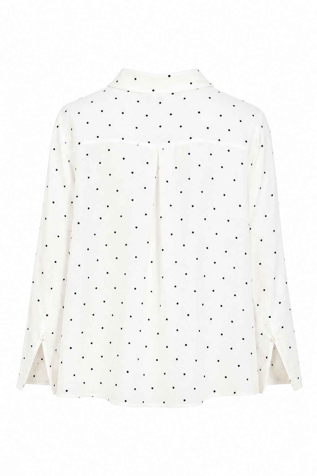 Camisa lunares blanca