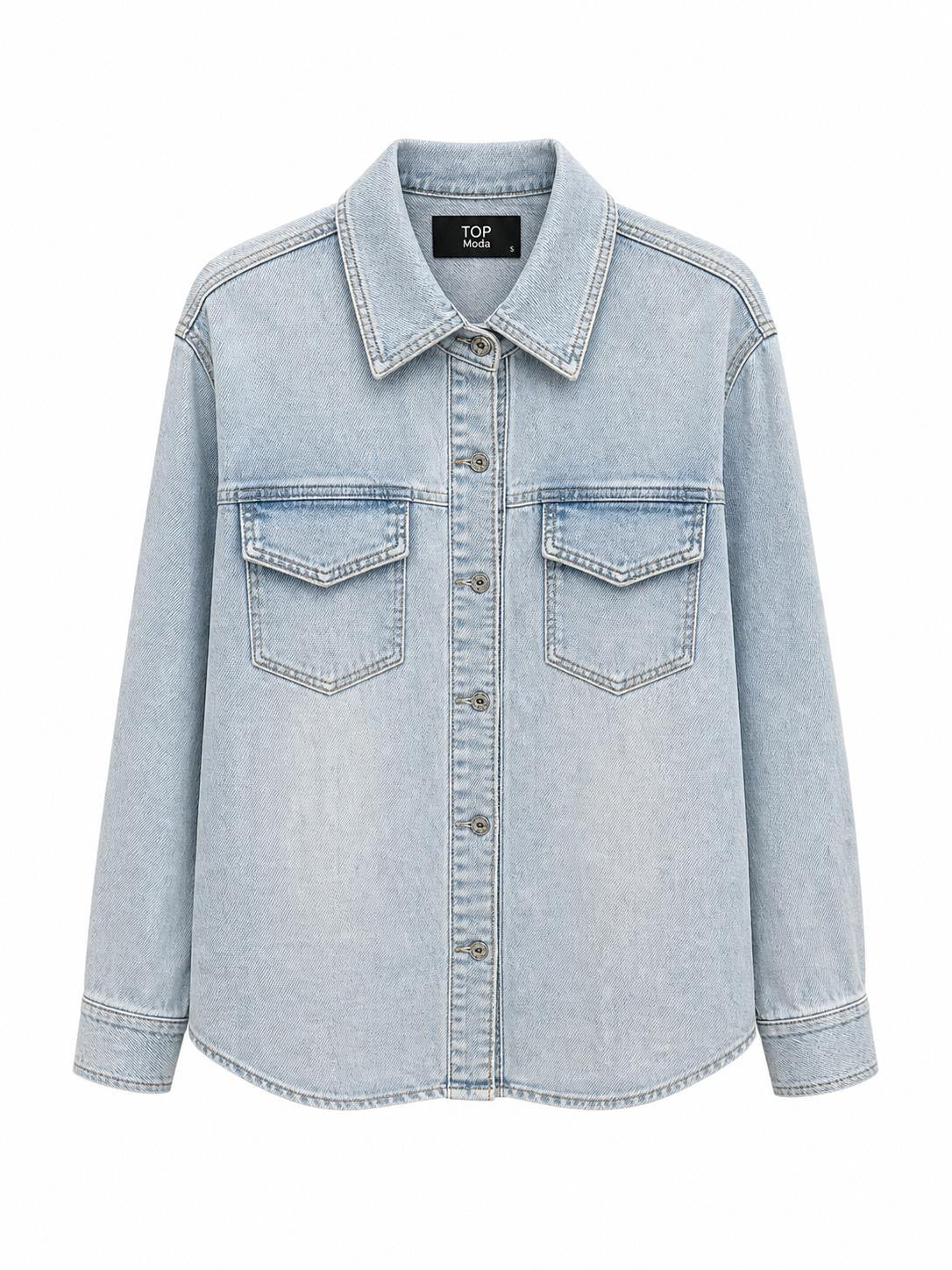 Camisa vaquera clara