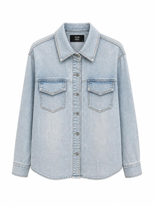 Camisa vaquera clara