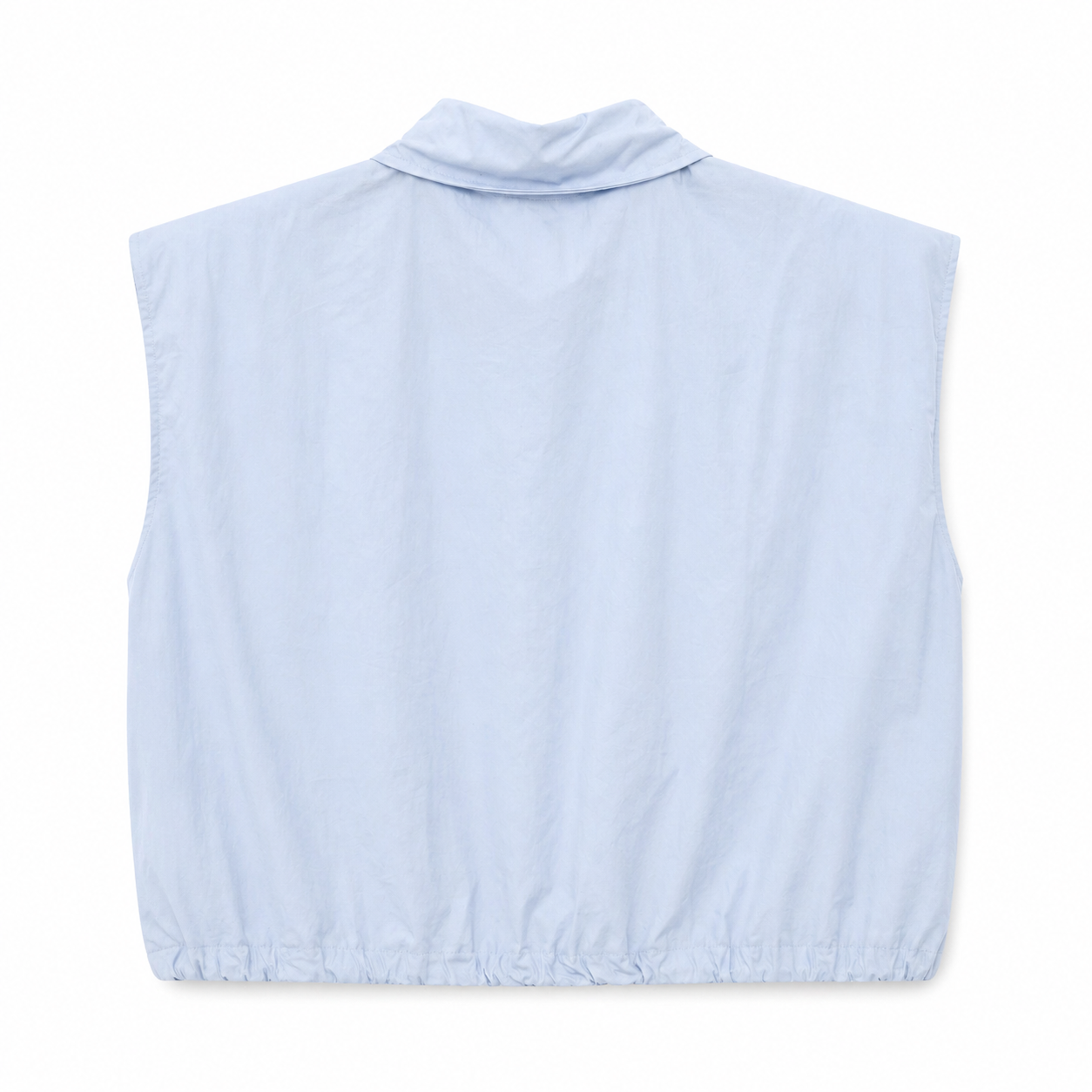 Camisa sin mangas celeste