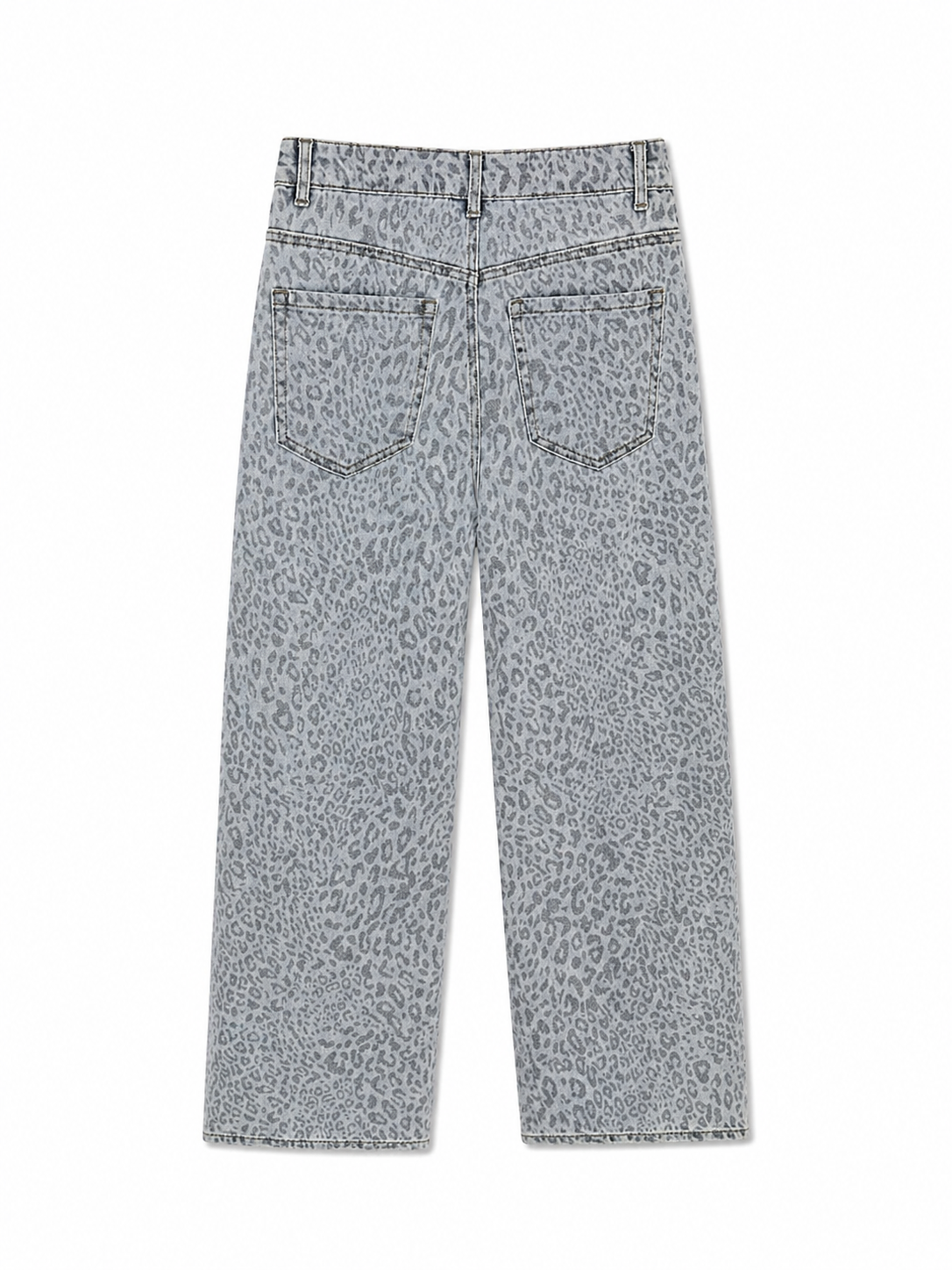 Vaquero gris animal print