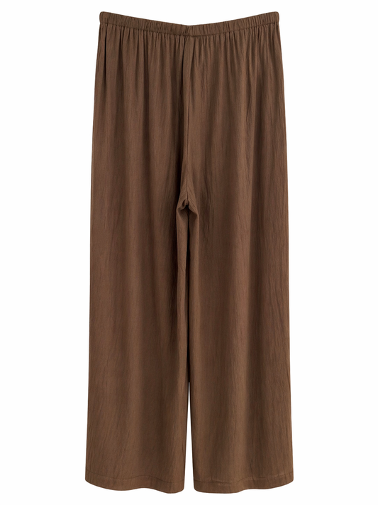 Pantalón suelto marrón