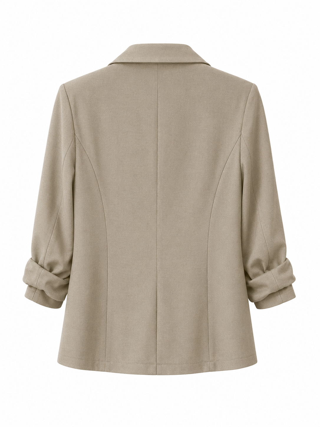 Chaqueta de lino verde