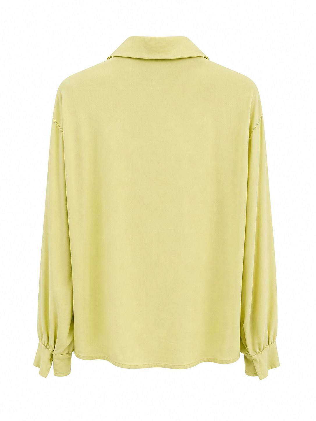 Camisa verde satinada