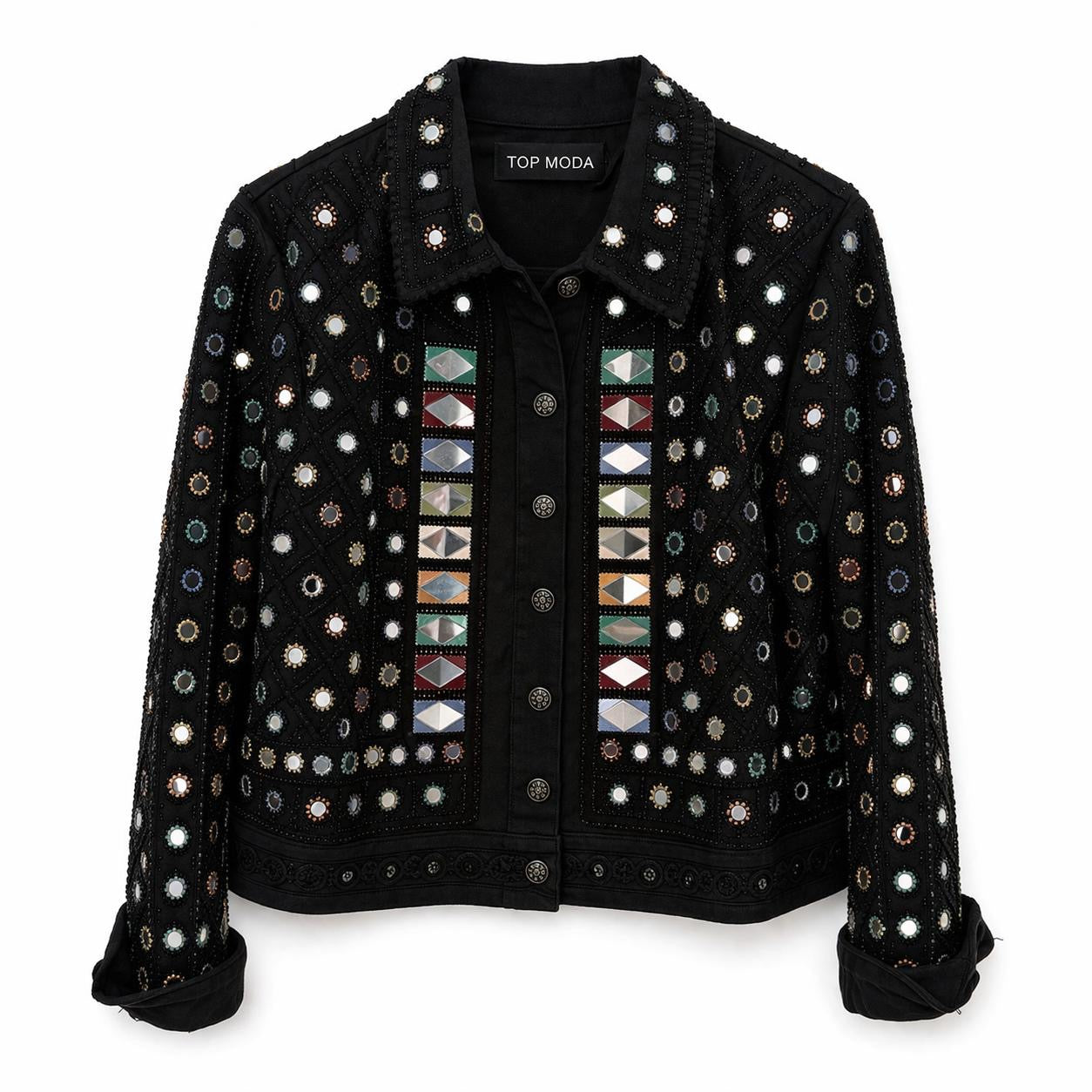 Chaqueta negra lentejuelas