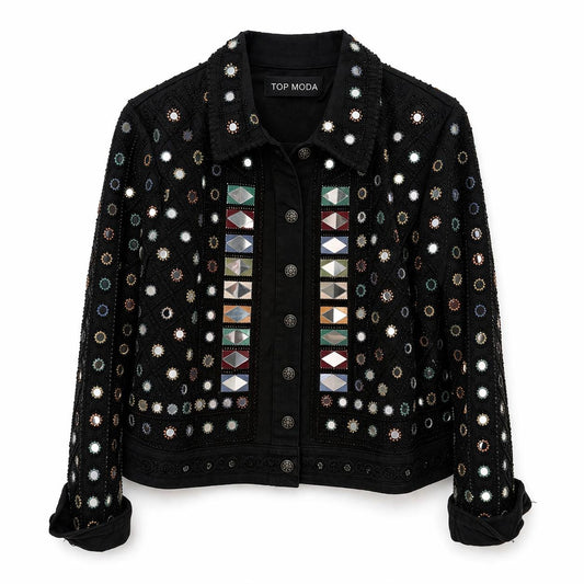 Chaqueta negra lentejuelas