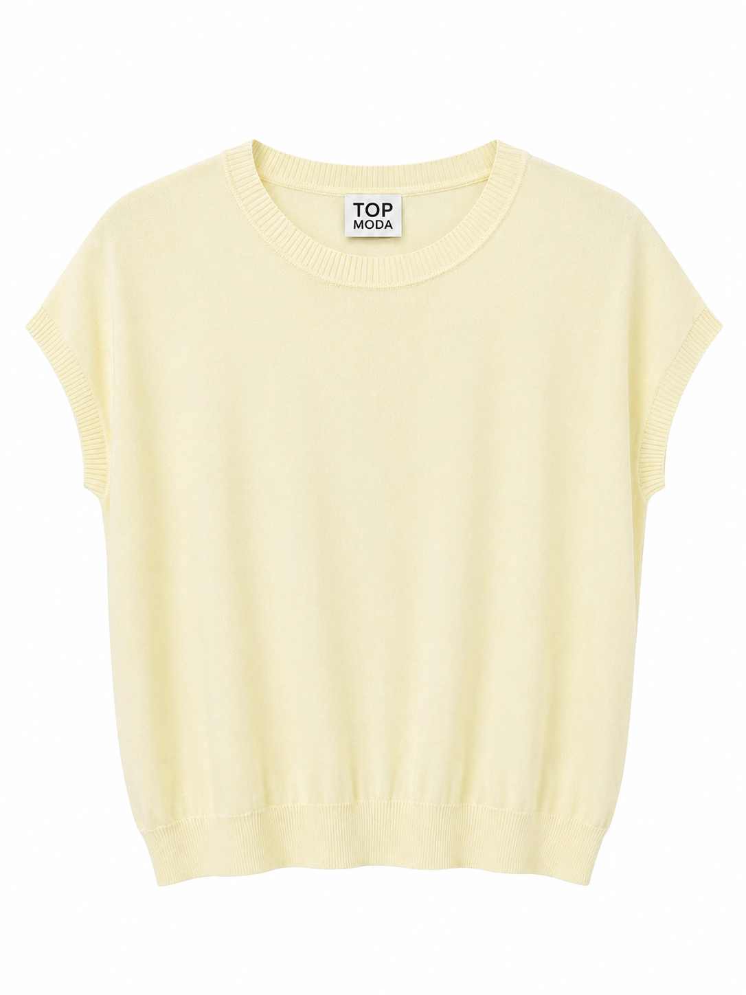 Chaleco de hilo amarillo