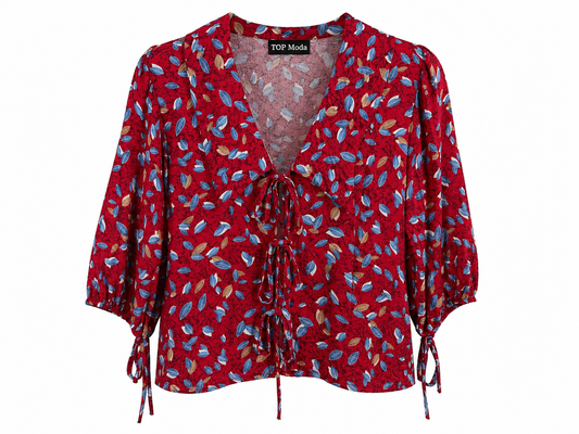 Camisa estampado lazada