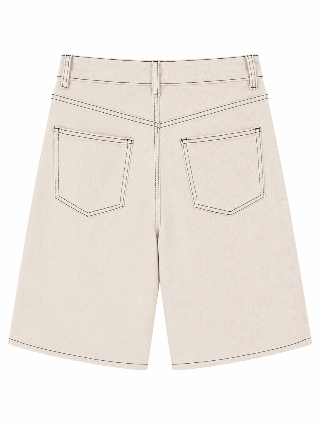 Bermuda beige vaquera