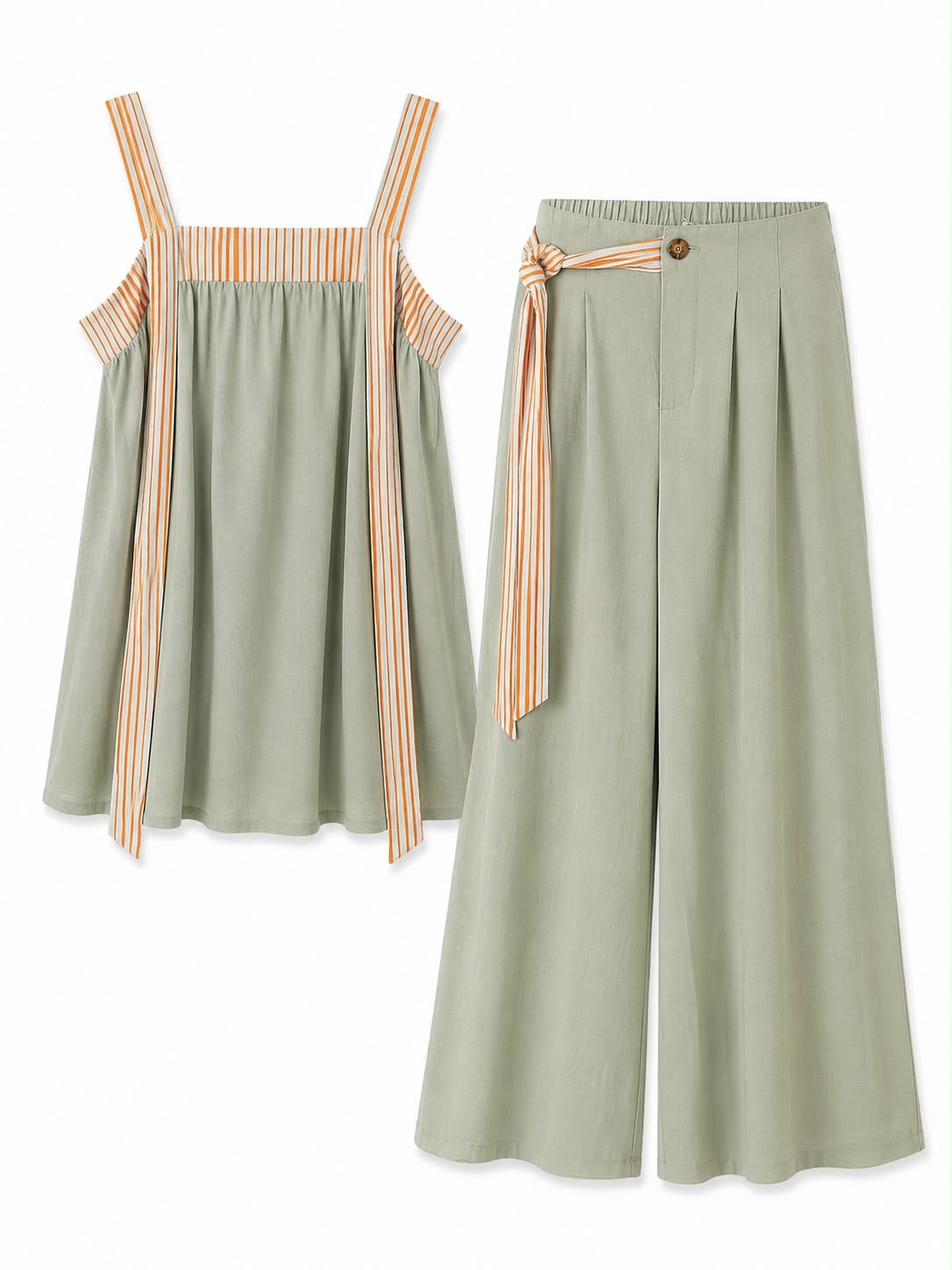 Conjunto verde agua
