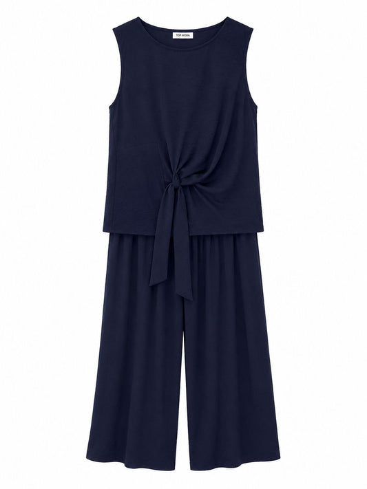 Conjunto de dos piezas lazo azul
