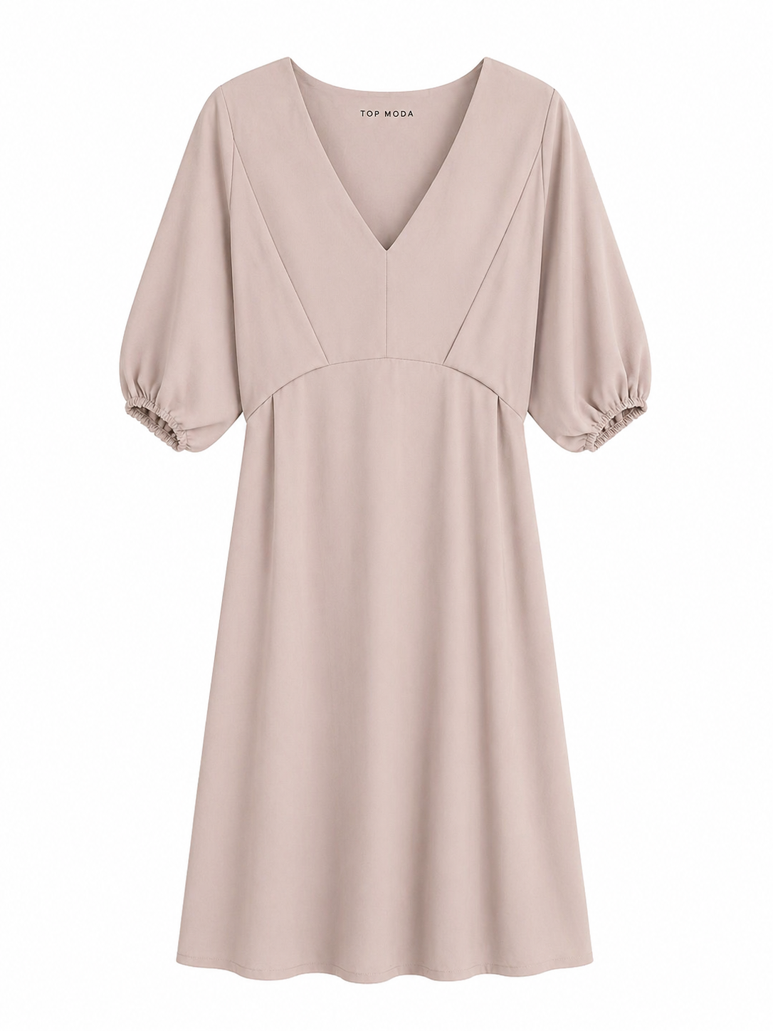 Vestido rosa palo