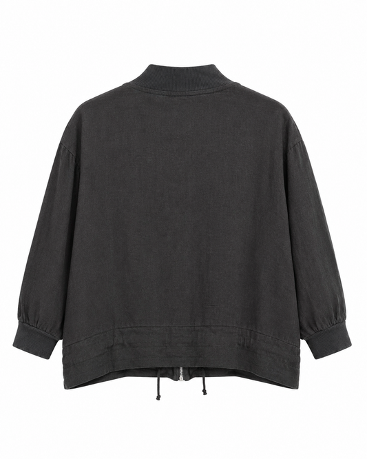 Conjunto bomber gris