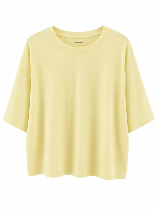 Camiseta amarilla básica