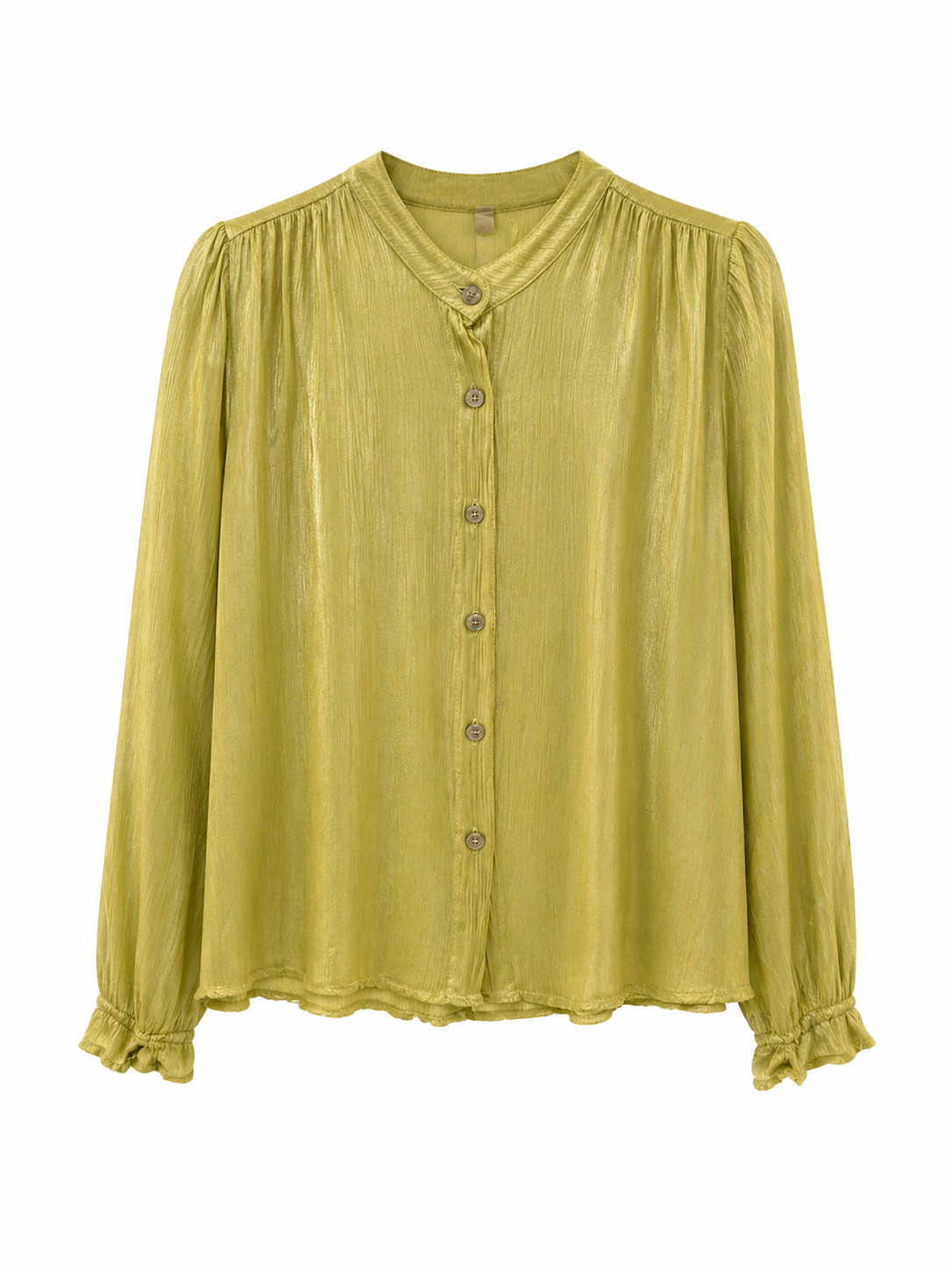 Conjunto satinado verde lima