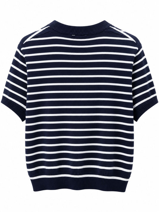Camiseta cereza azul