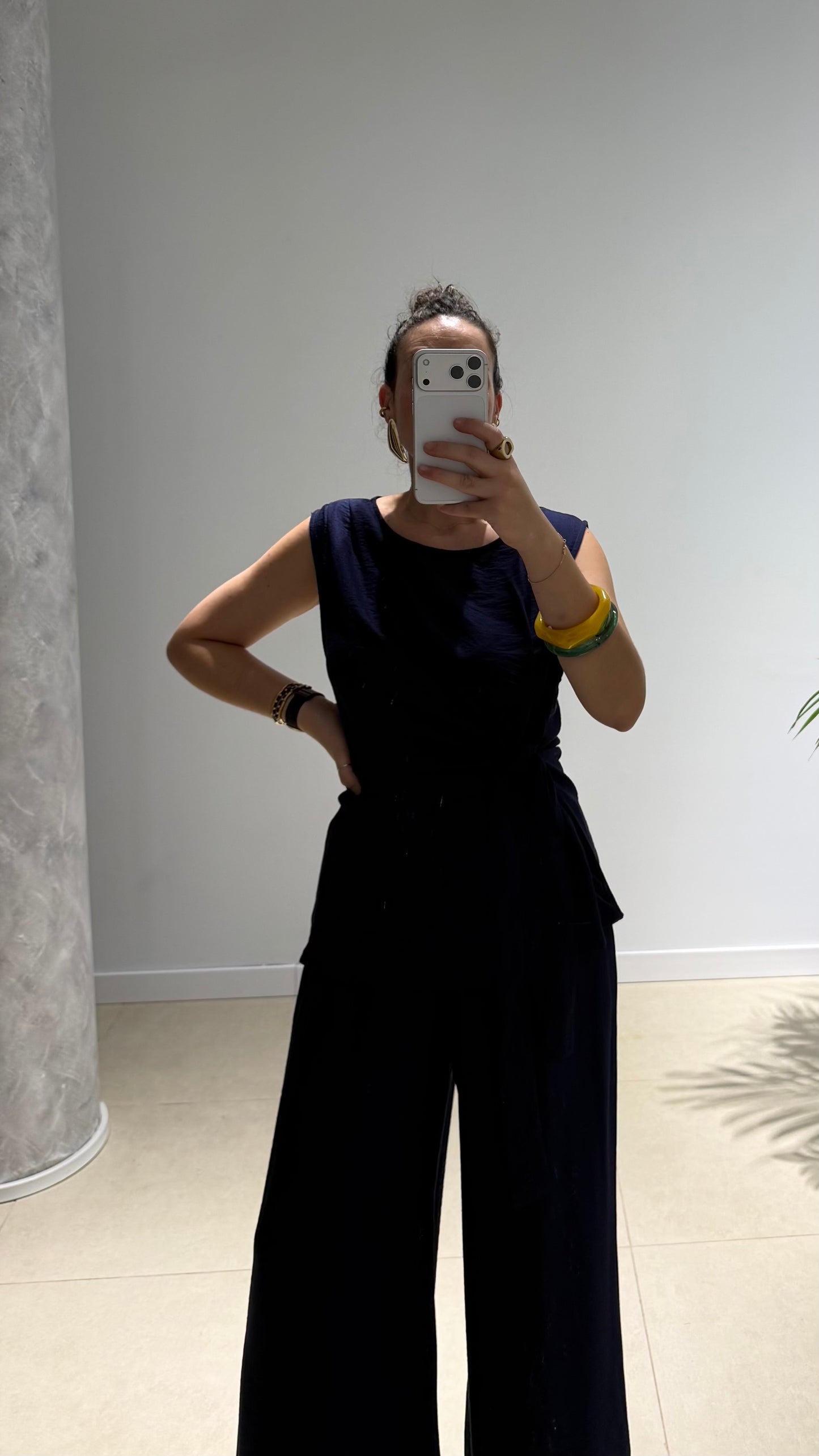 Conjunto de dos piezas lazo azul