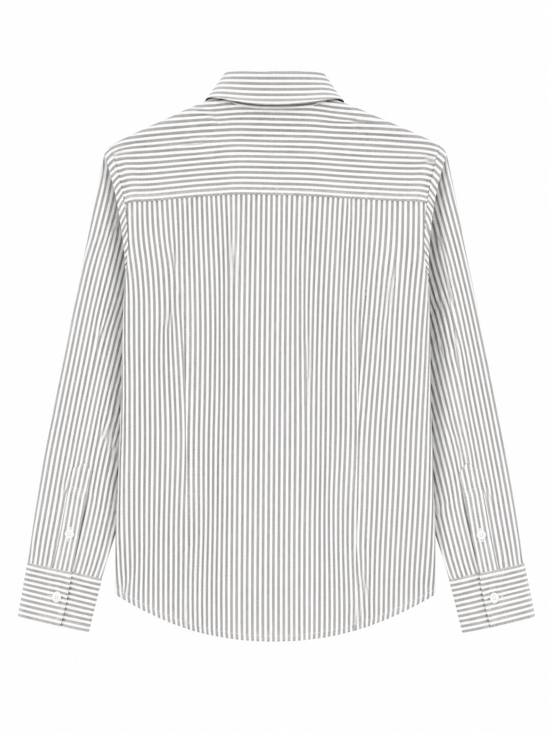 Camisa rayas verde botella