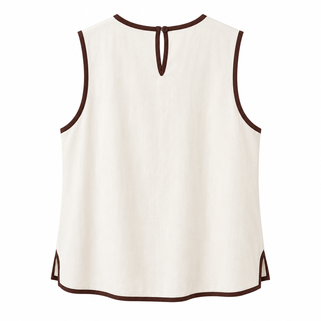Conjunto beige botones