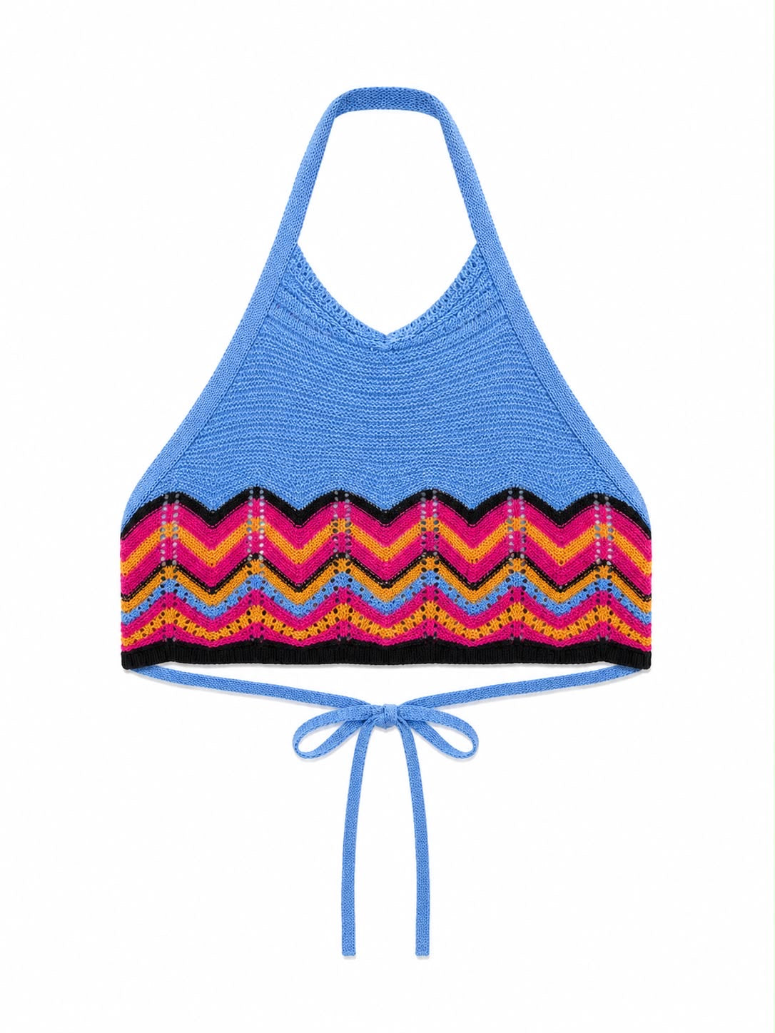 Conjunto de crochet azul