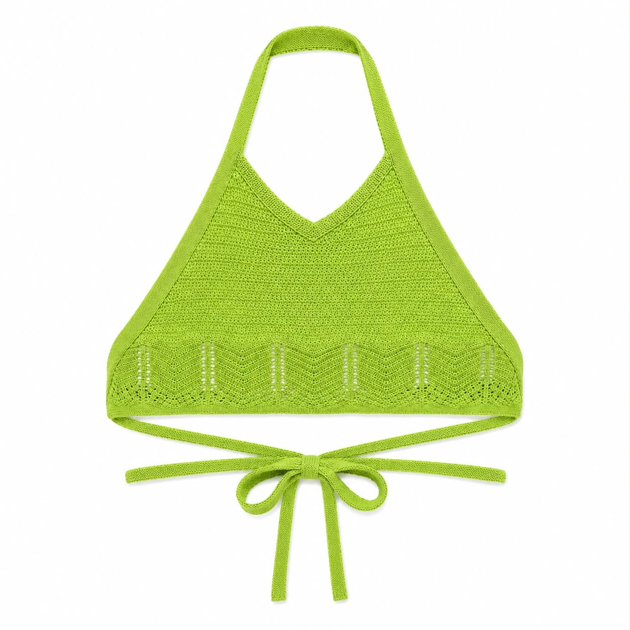 Conjunto de crochet verde