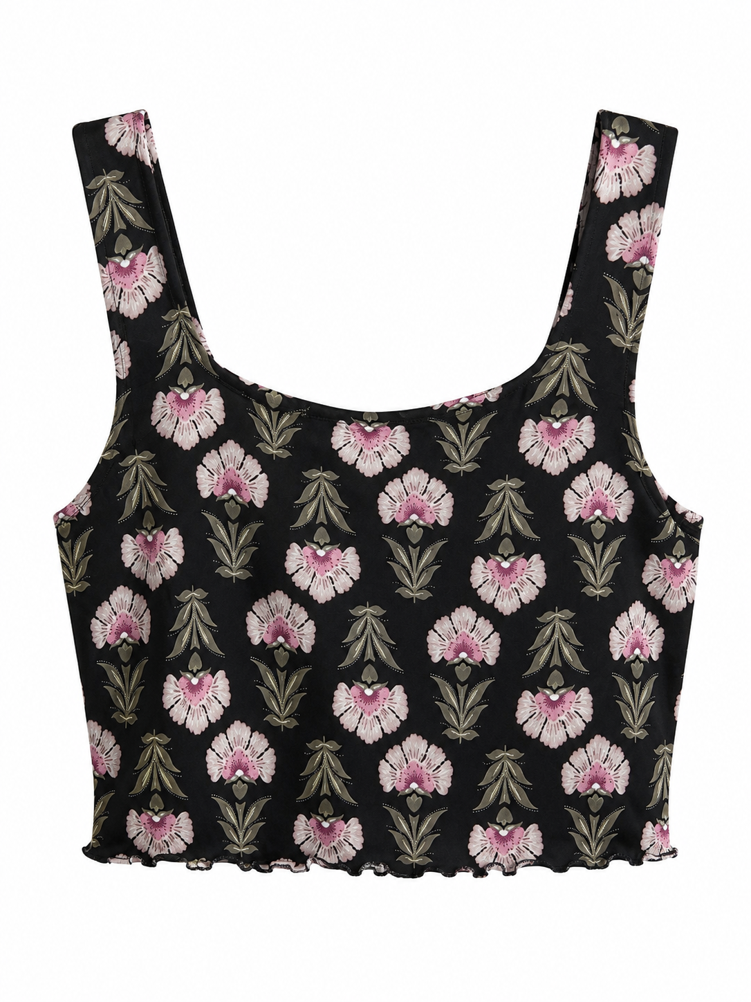 Top floral negro