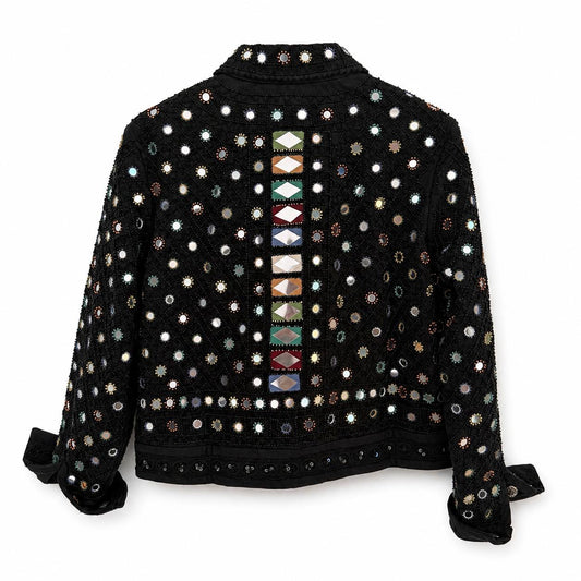 Chaqueta negra lentejuelas