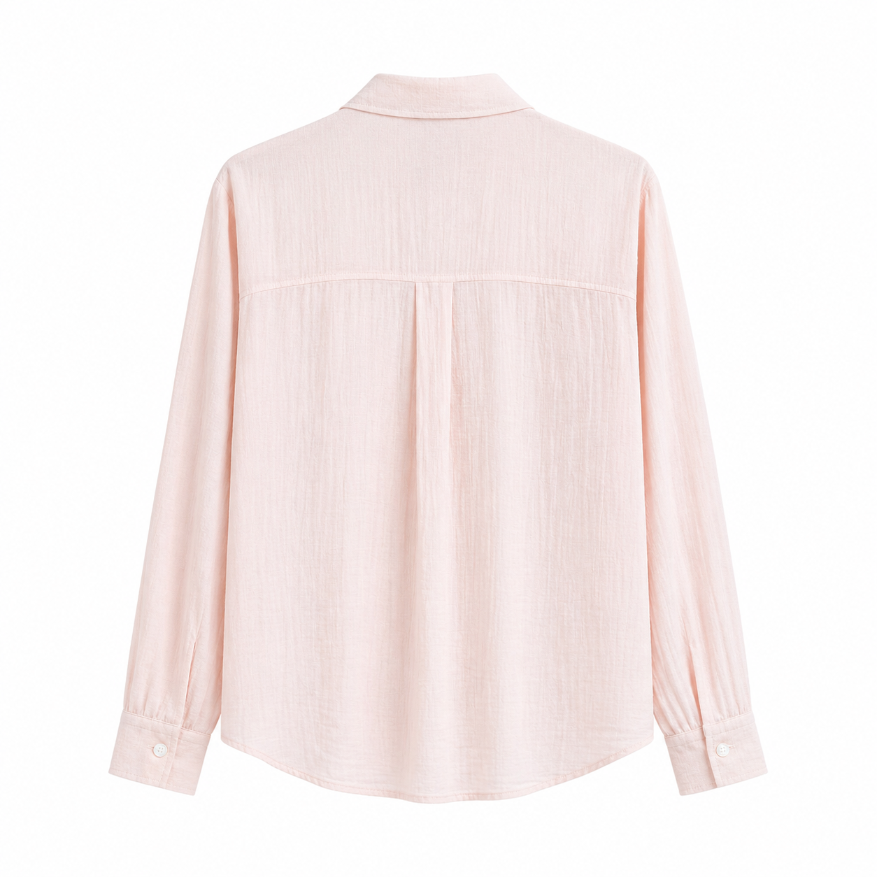 Camisa rosa volante