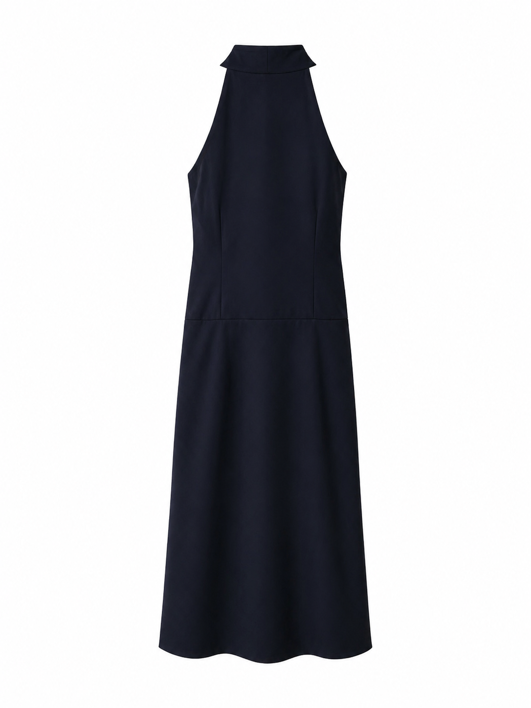 Vestido satinado azul