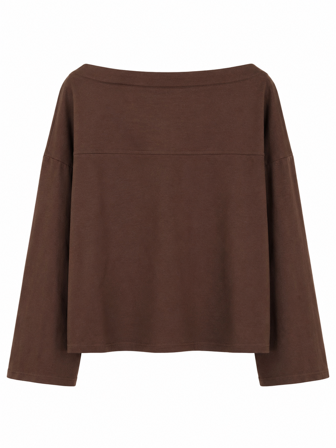 Camisa marrón de lino