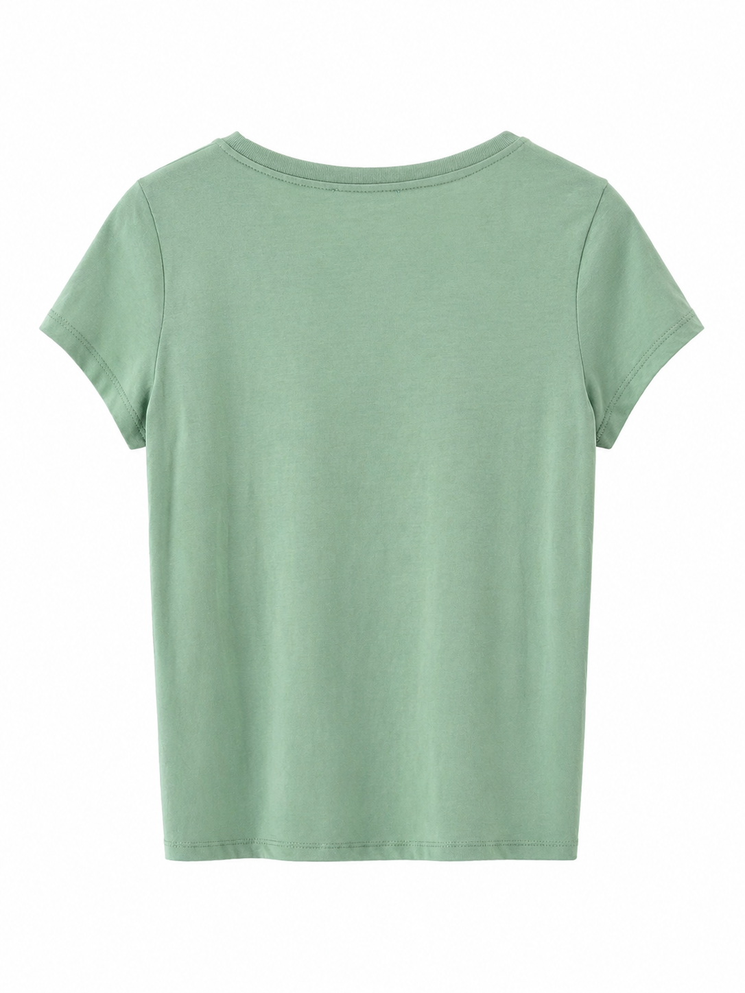 Camiseta básica verde