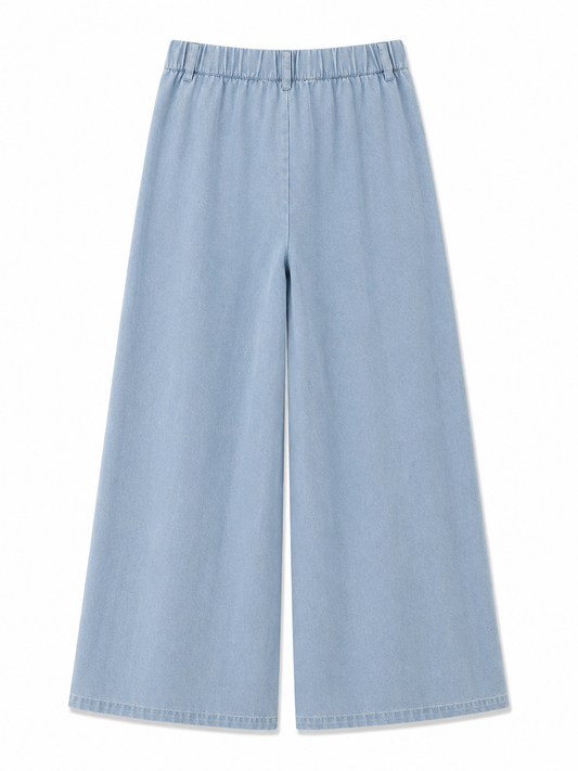 Pantalón suelto celeste