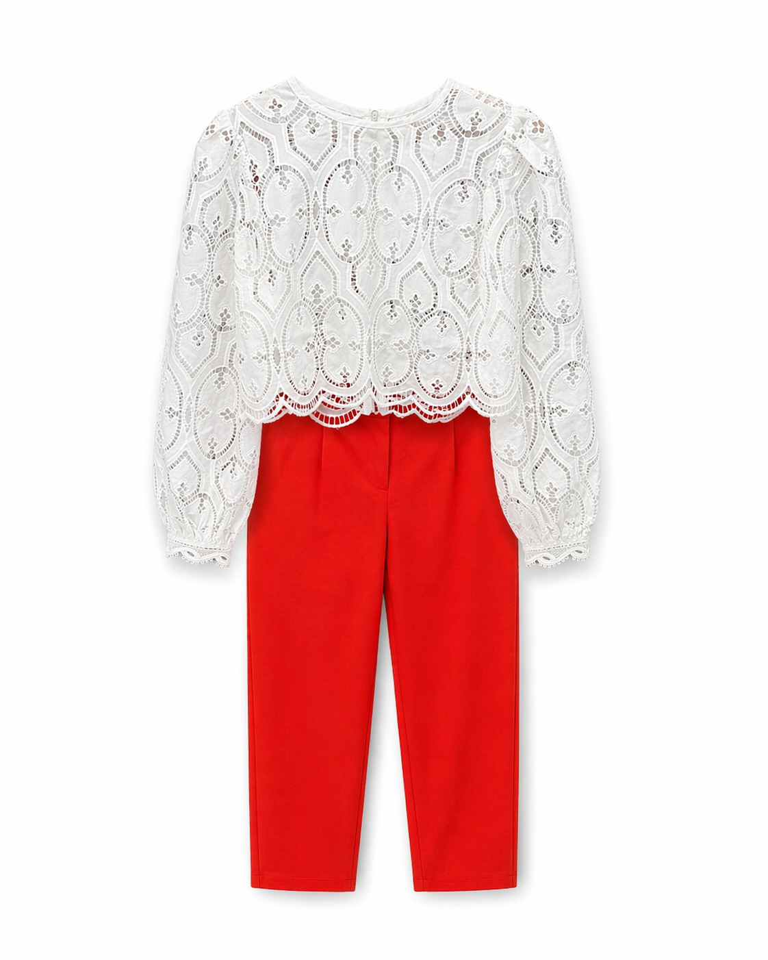 Pantalón naranja pinza