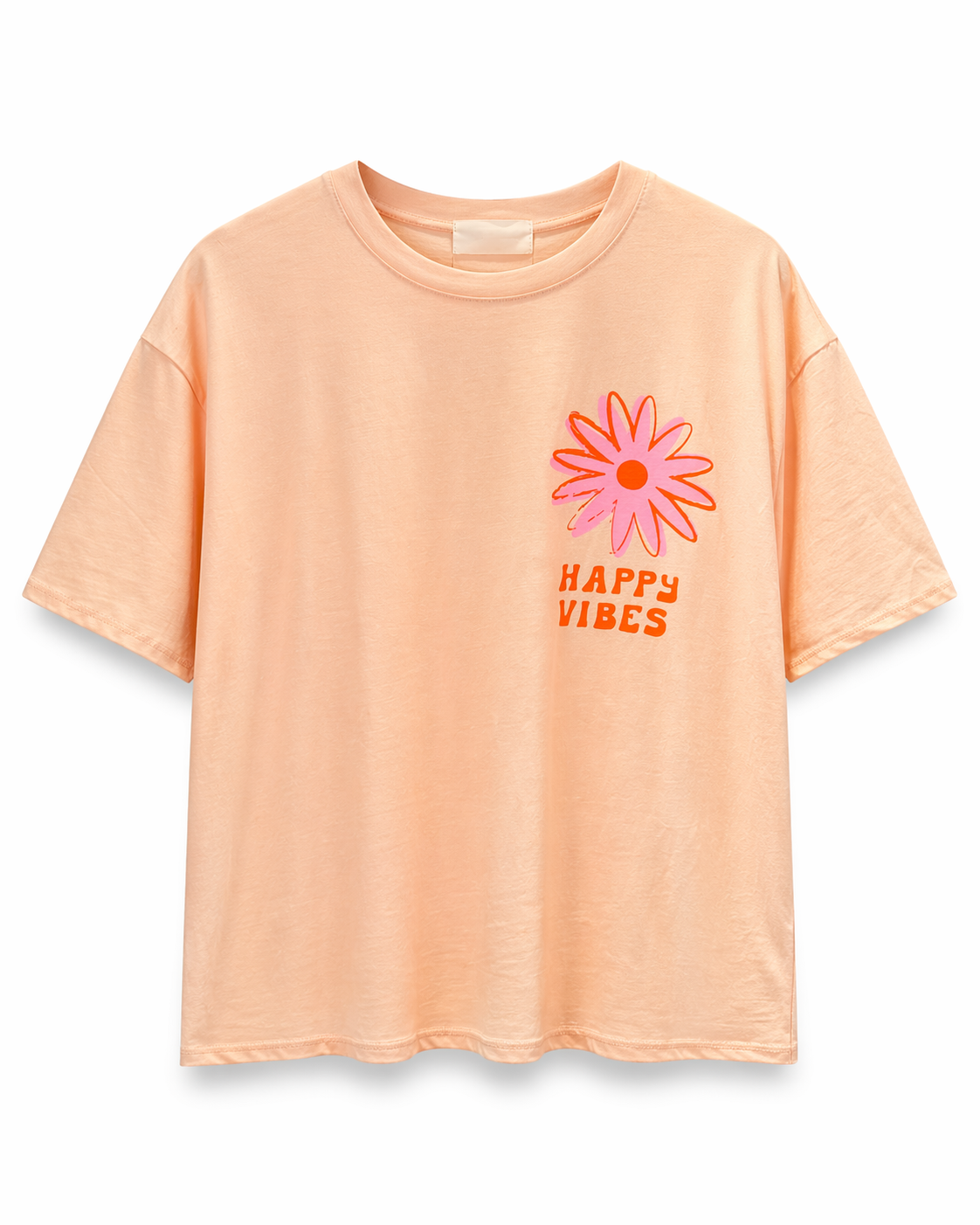 Camiseta flor coral