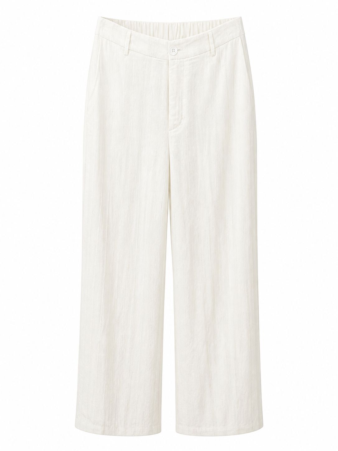 Pantalón de lino beige